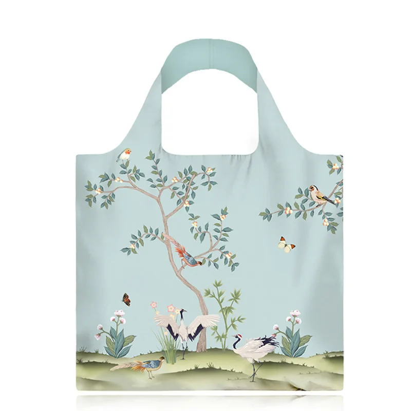 Картина маслом тряпичным мешком Водонепроницаемый сумка для покупок женские