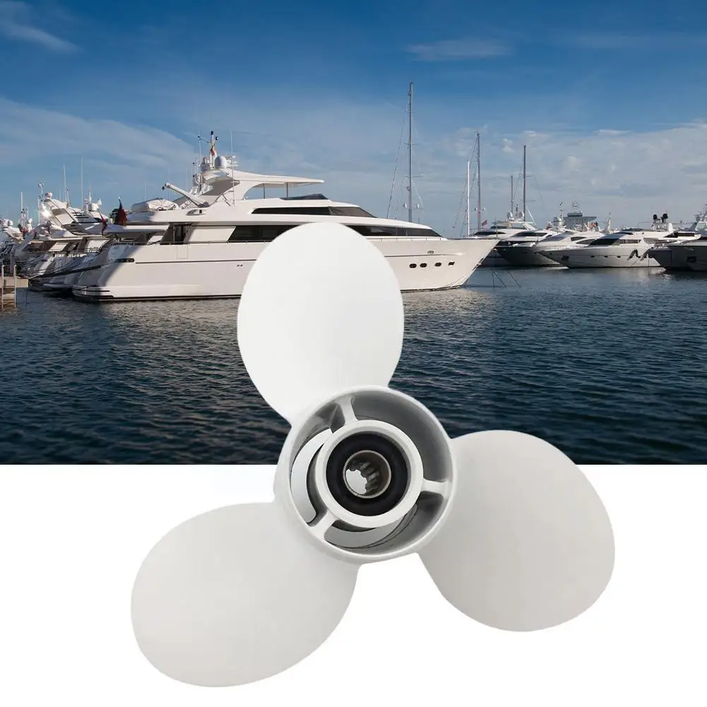 

9 1/4X11 for YAMAHA 8 Tooth Spine Aluminium Propeller Propellers 15Hp Propellers Propellers Boat 9.9 Ocean Automotive Radio