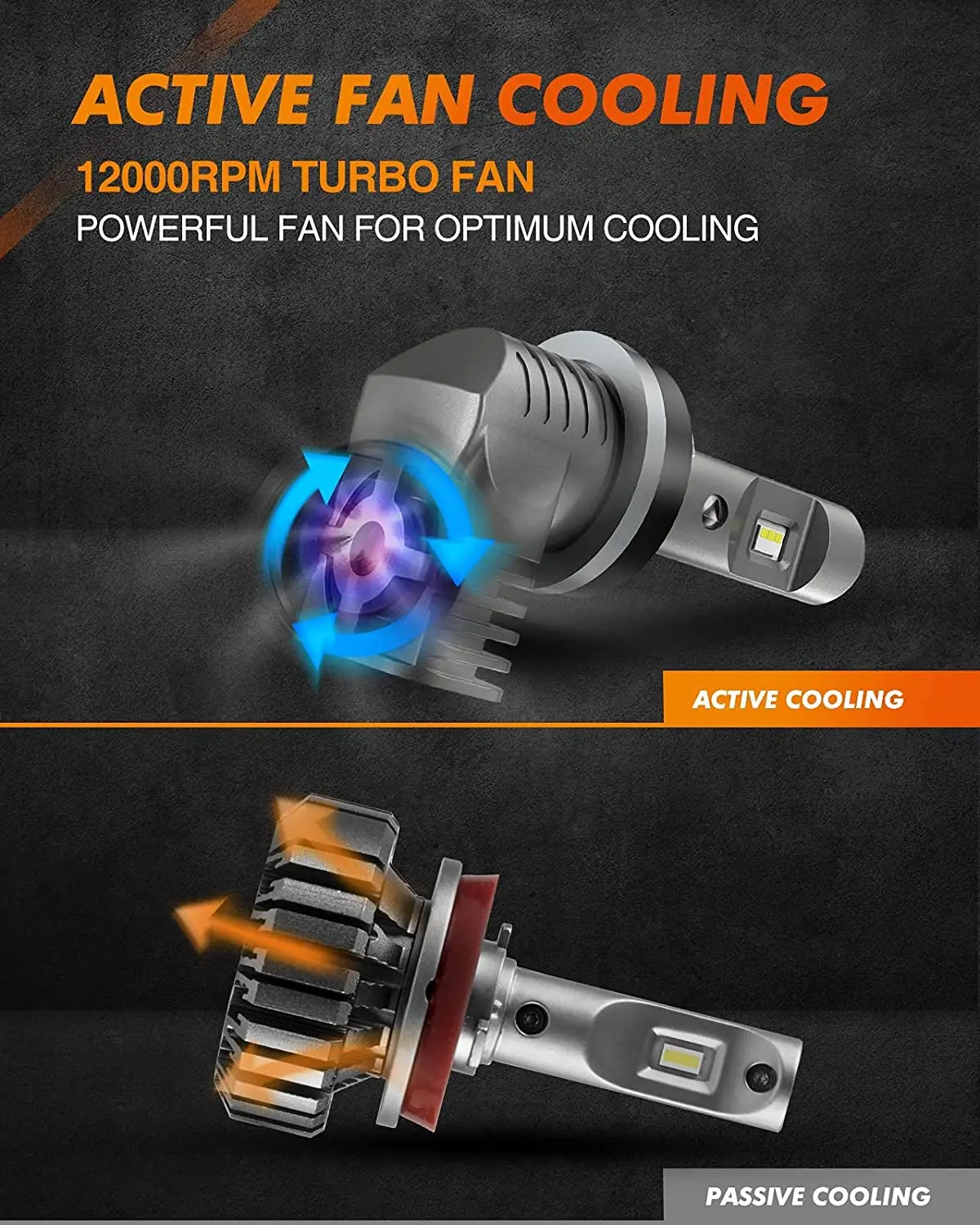 SEALIGHT S2 серия 4 шт. 9005/HB3 H8/H11 Светодиодный ные лампы для фар 200 Вт 6500 лм яркие K белые