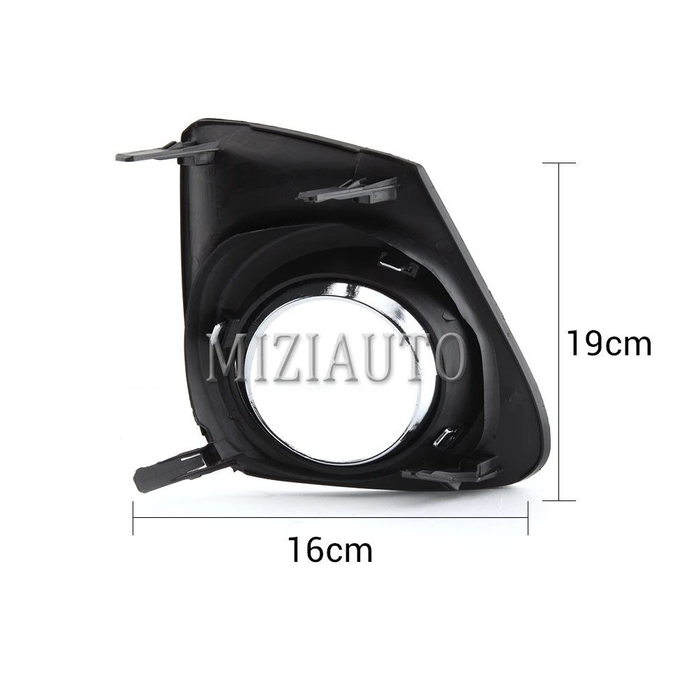 MIZIAUTO 2 шт. передний бампер противотуманные светильник абажур для лампы с