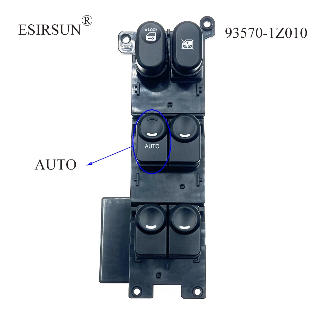 

Esirsun Window Left Front Master Lifter Power Switch Button LHD Fit For Hyundai i30 I30cw 2008-2011 ,93570-1Z010 935701Z010