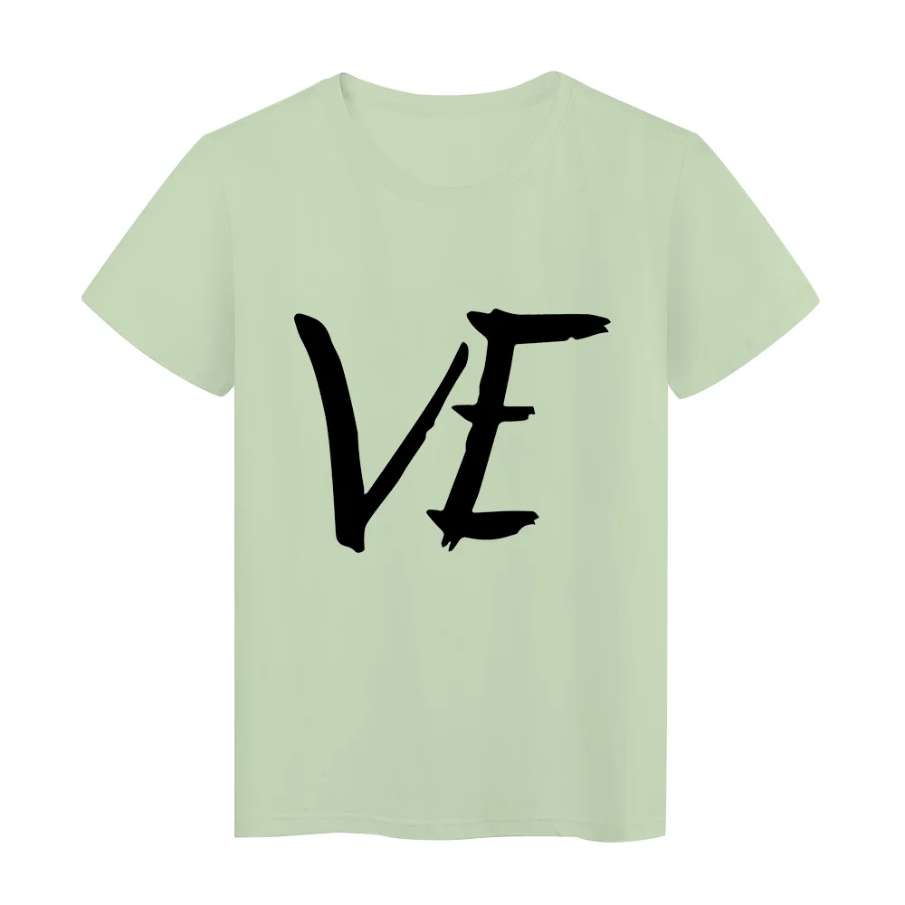 

Spring Casual Lovers T shirt LOVE Letter Couples Matching Shirts Y2k Fashion Valentine's Day T-shirts Ulzzang Korean Trend