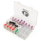 49 шт. сварофонарь для дуговой сварки, короткая газовая линза #10, набор стеклянных чашек из пирекса для WP-171826