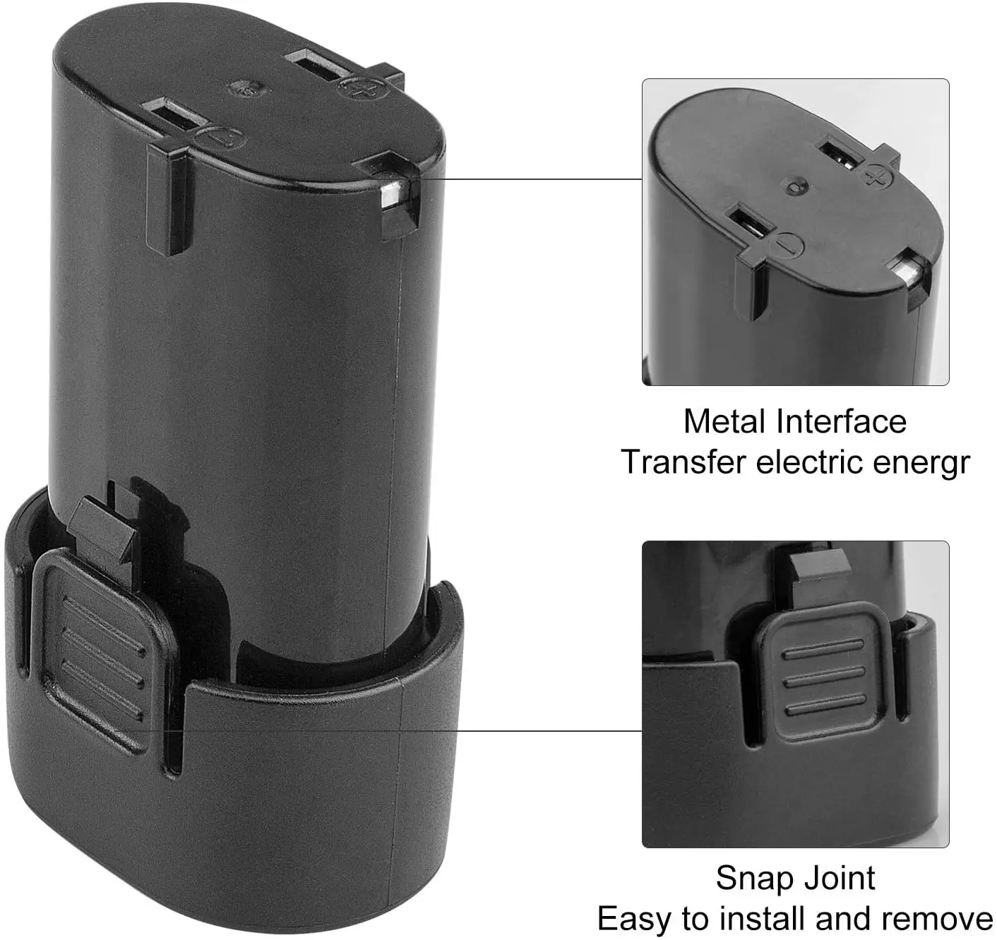 7.2V 3000mAh BL7010 Li-ion Battery Replacement for Makita 194355-4 TD020 TD020D TD020DS DF330D ML704 TD090D Power Tools