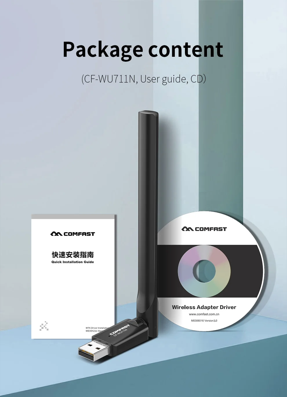 USB Wi-Fi адаптер 150 Мбит/с Беспроводной сетевая карта 2 0 MT7601U усиленной антенны для