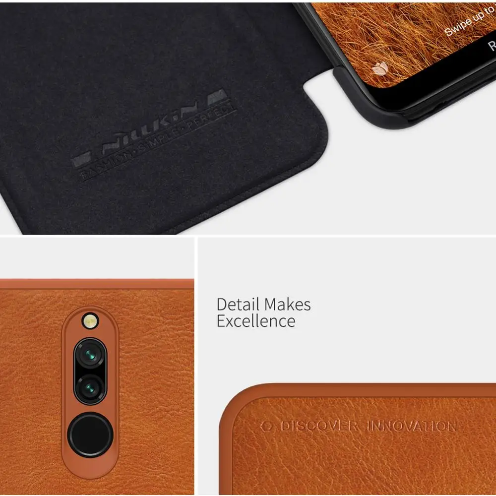 Чехол для Xiaomi Redmi 8 чехол NILLKIN Qin винтажный кошелек флип-чехол xiaomi redmi из