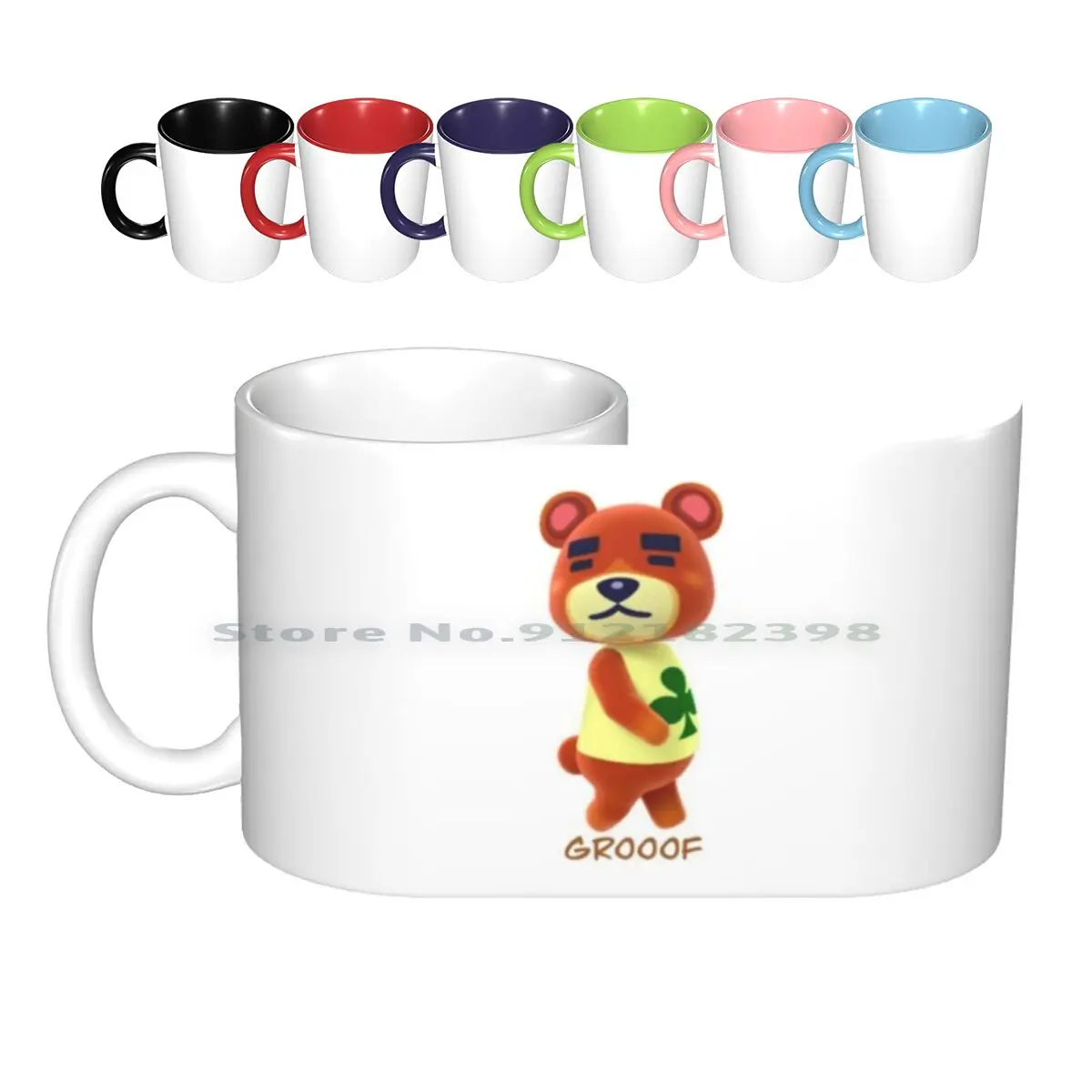 

Керамические кружки Тедди, кофейные чашки, Кружка для молока и чая, кружка Тедди с животными, новые горизонты, аниме, креативный тренд, винта...