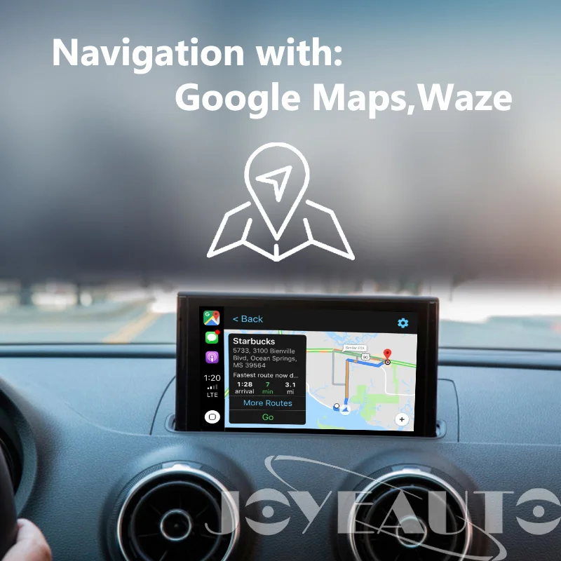 Joyeauto wifi беспроводной Apple Carplay Car Play Модифицированная A3 MMI 3g Plus 2012- для Audi Android зеркальная Поддержка камеры заднего вида