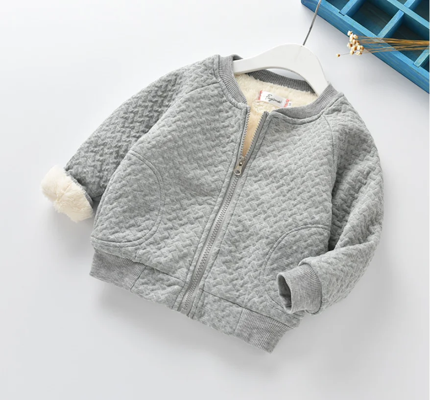 Рождественские осенне-зимние куртки для маленьких мальчиков и девочек Пальто