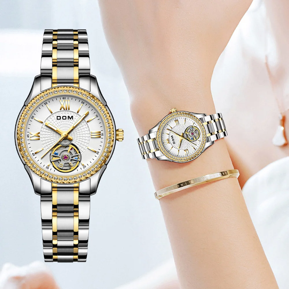 

Часы мужские механические из нержавеющей стали, водонепроницаемые, светящиеся