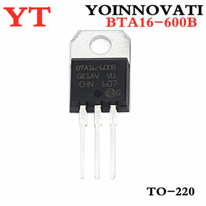 10pcs BTA16 600B TO 220 600 TO220 16 600V 16A TRIACS|Интегральные схемы| |