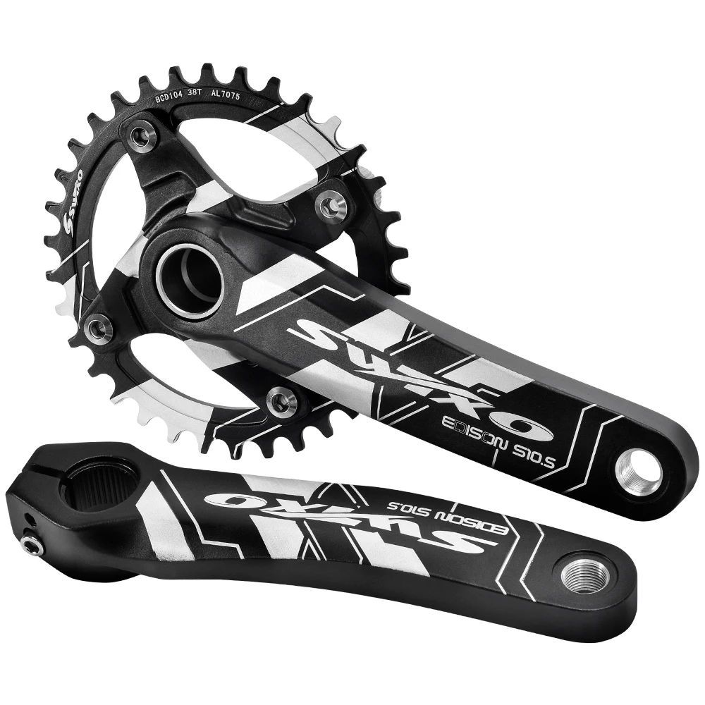Комплект кривошипов SWTXO MTB 170 мм кривошипы нижний кронштейн 32T 34T 36T 38T Кривошип