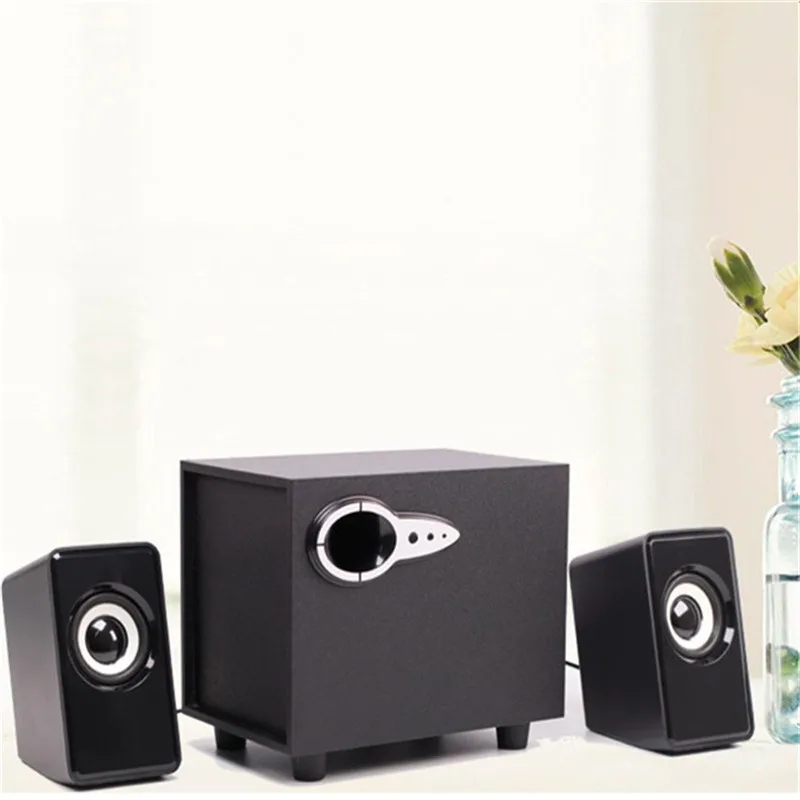 FT-301 комбинированная колонка с корпусом из дерева сабвуфер бас стерео музыкальный плеер с usb-кабелем компьютерный динамик для компьютера ПК ноутбука