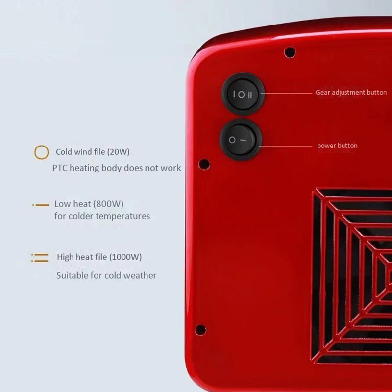 Мини электрический нагреватель воздуха PTC керамическая нагревательная плита