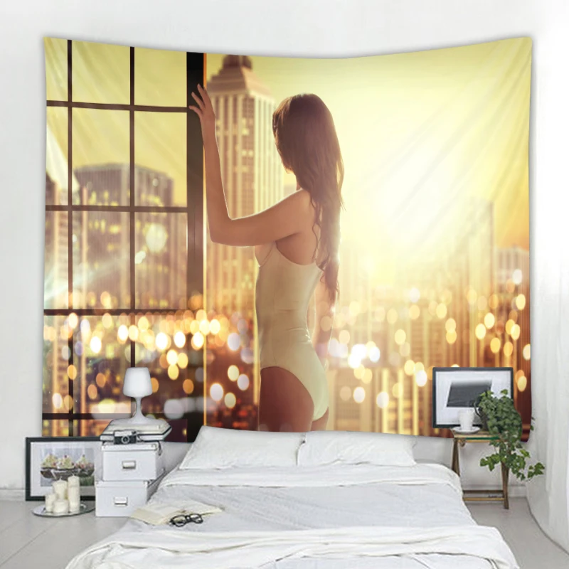 

Mandala Sexy Bikini Tapestry Tarot Card Wall Hanging Astrology Divination Witchcraft Room Decoration Decorative Tapestry