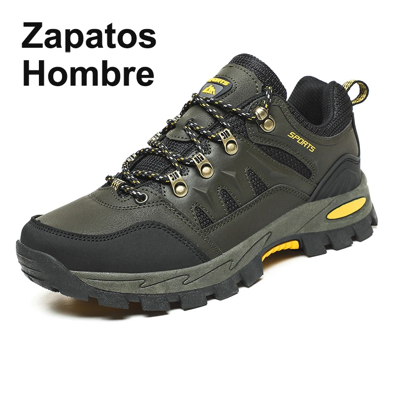 

Men Hiking Shoes New Arrival Classics Style Lace Up Men Sport Shoes Outdoor Jogging Trekking Sneakers Fast Free Shipping