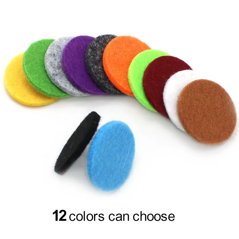 20 шт./лот красочные ароматерапевтические войлочные прокладки 30 мм подходят для 33