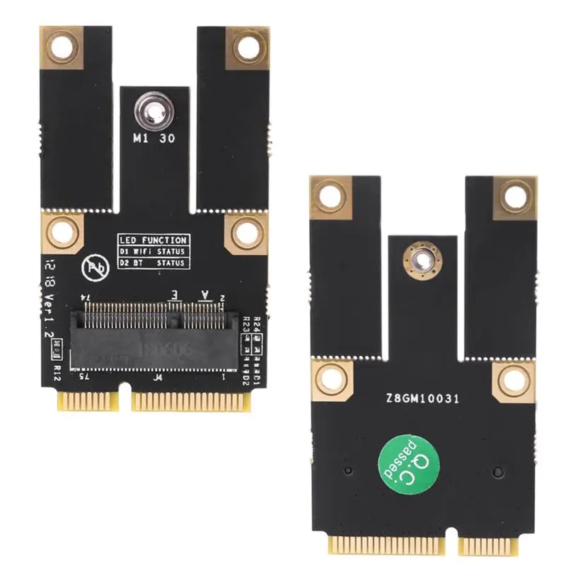 

New M.2 Key A to Mini PCI-E Adapter PCI Express Wireless Wifi Card Adapter 85WD