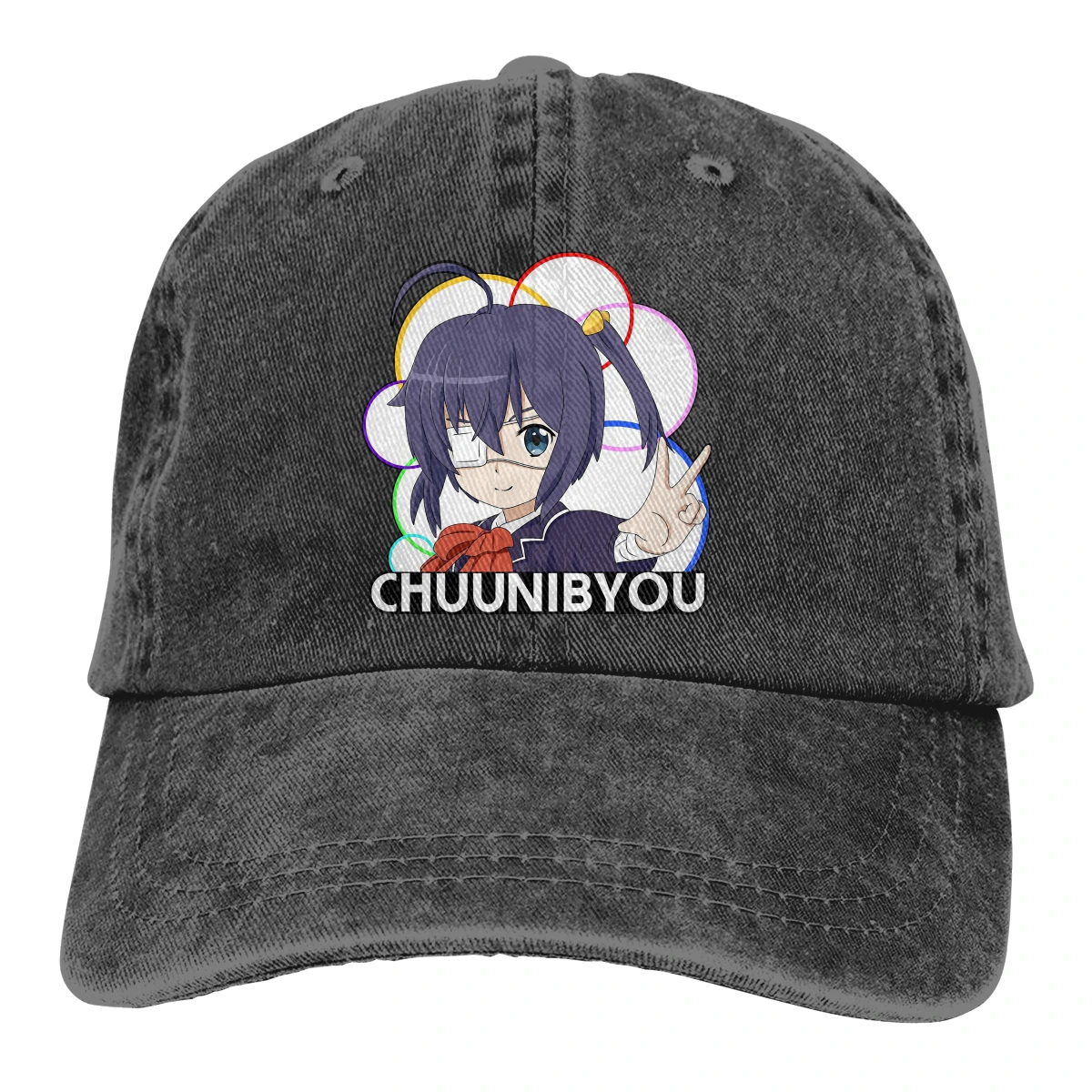 

Adjustable Solid Color Baseball Cap Rikka Takanashi - Washed Cotton Chuunibyou Demo Koi ga Shitai Anime Sports Woman Hat