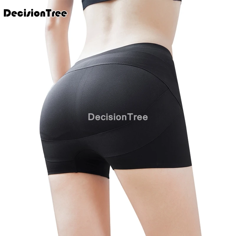 2022 ladies women safety pants ribbed striped lift up butt stretchy underpants solid smooth thin comfortable boxer shorts