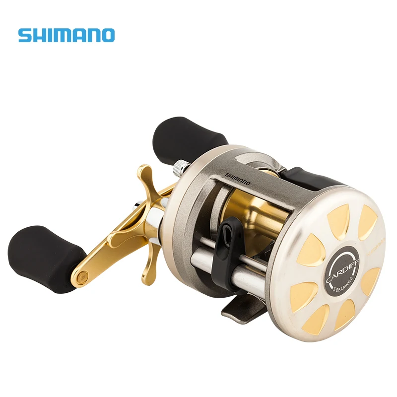 Original Shimano CARDIFF 200A 201A 300A 301A 400A 401A Baitcasting Fishing Reel 4+1BB Gear Ratio5.8/5.2 Saltwater Reel Fishing 2