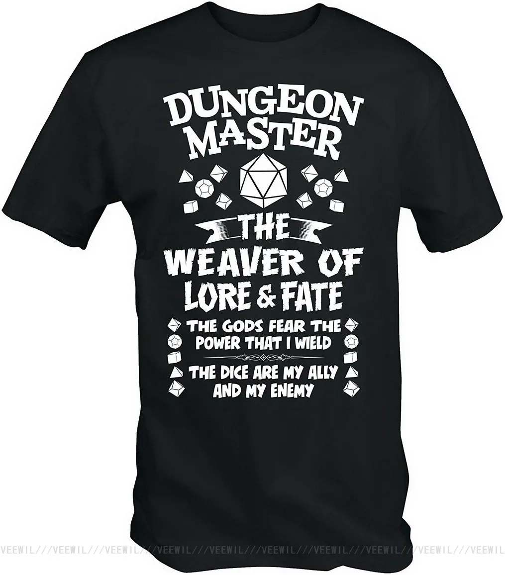 Men's Dungeon Master T Shirt Men Women Retro O Neck Tops TEE Shirt