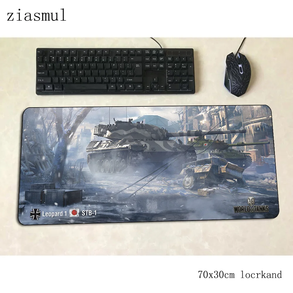 Коврик для мыши world of tanks 70x30 см игровой коврик милый Настольный офиса ноутбука