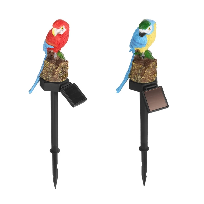 

T8WE Lawn Light Solar Parrot Ground Plug Light Courtyard Landscape Decoration