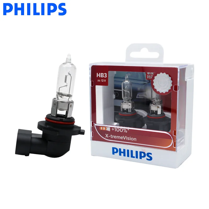 Philips 9005 HB3 12 в 60 Вт X-treme Vision Автомобильные фары яркие Галогенные Противотуманные
