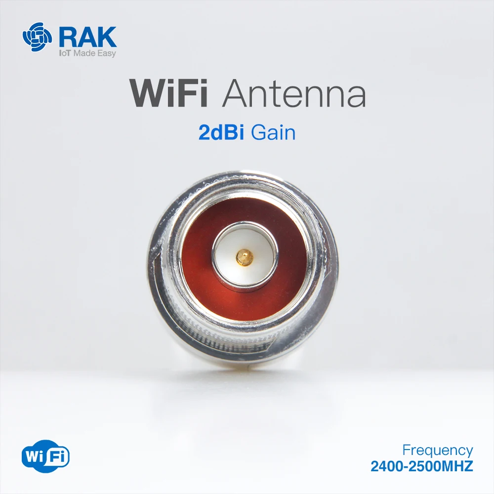 Волокно стекло WiFi антенна 2dBi усиления n-типа разъем коаксиальный кабель 2400-2500 МГц