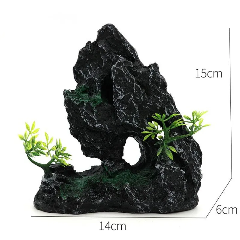 

Fish Tank Landscaping Ornaments Artificial Resin Rockery Aquarium Decoration Fish Tank Accessories Water Landscaping Accessories