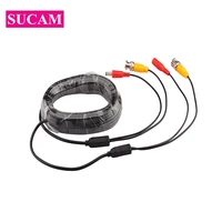 5m10m20m30m ahd security camera 2 in 1 dc 12v power bnc video output cable for analog ahd surveillance cctv dvr system