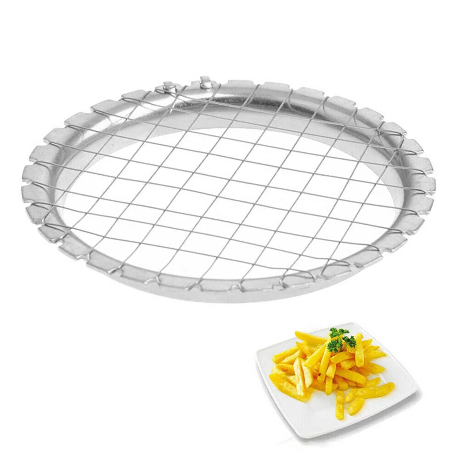 

Potato Fruit Slicer Hand Press Potato -slicer Stainless Steel Mashed -grid Cutter For Kitchen Kitchen Tools