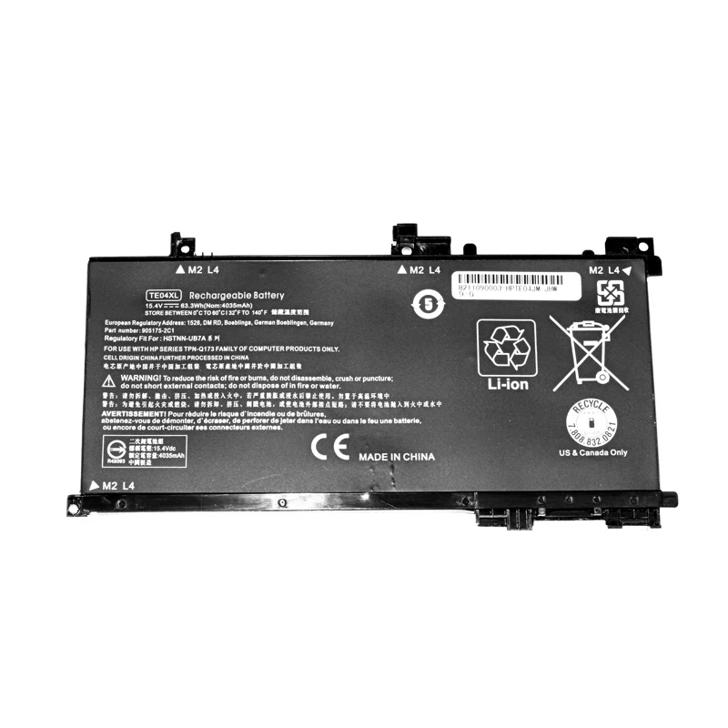4035 мАч новый аккумулятор TE04XL для ноутбука HP OMEN 15-AX Аккумулятор 15-AX033DX AX020TX 905277-555