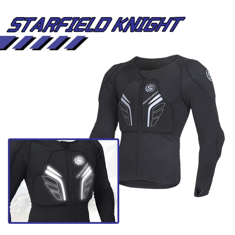 Светоотражающая Защитная куртка Star Field для мотокросса гоночная защита тела