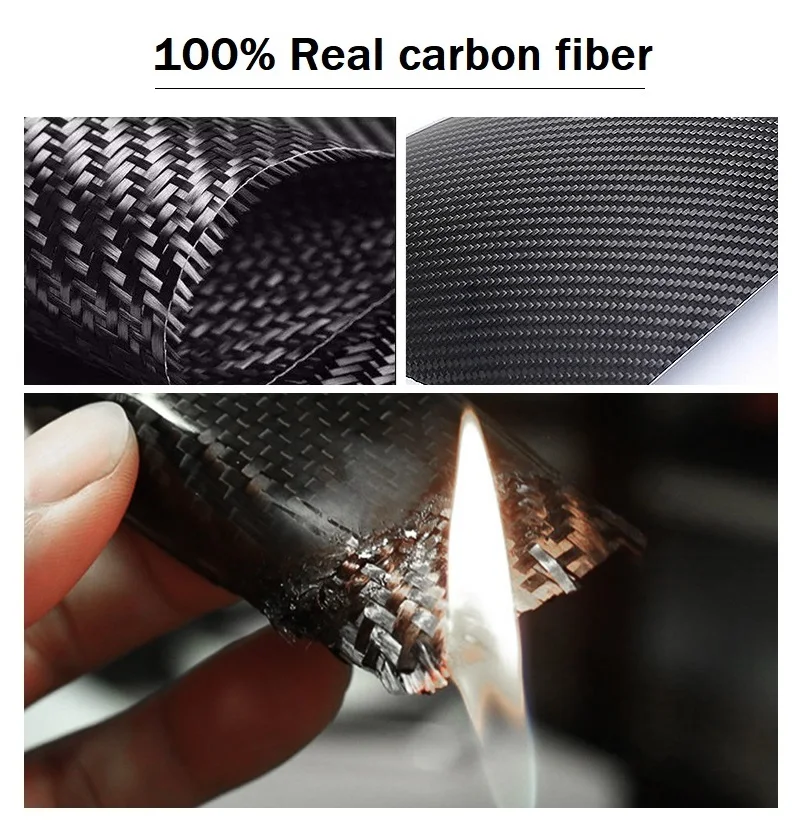 100% Настоящее углеродное волокно бесплатная доставка передний и задний бампер из