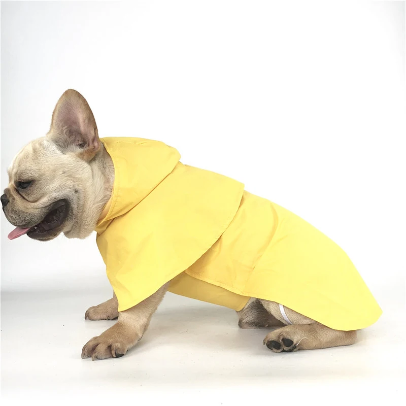 Уличный дождевик для собак одежда водонепроницаемые комбинезоны плащ