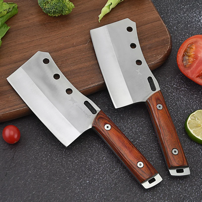 

Маленький кухонный нож для использования на открытом воздухе, зернистый кухонный нож, разделочная кость, Многофункциональный портативный ...