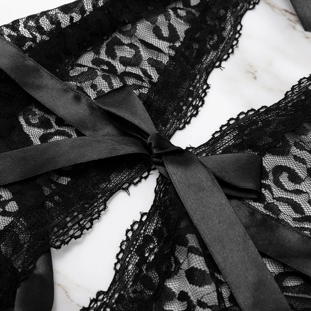 

Ladies Sexy Lingerie Transparent Lace Bra Temptation Side Straps Sleepwear Underwear Erotic Porno Women Lenceria Hot Babydolls