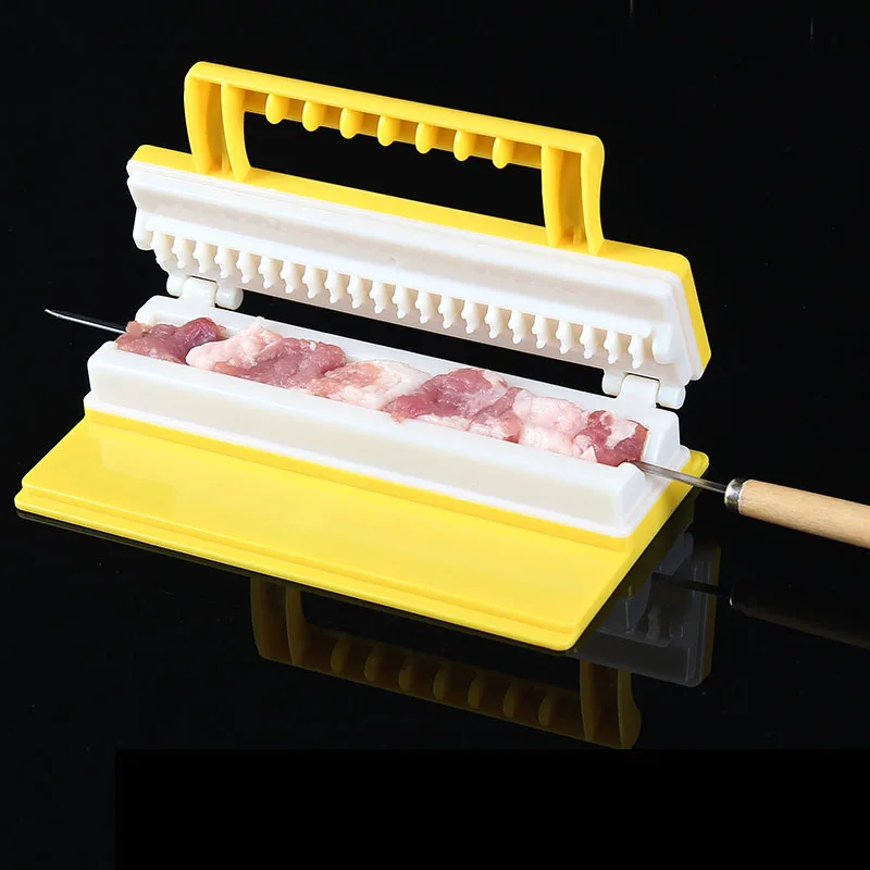 Практичное многофункциональное Двухрядное устройство для барбекю мяса Шашлыка