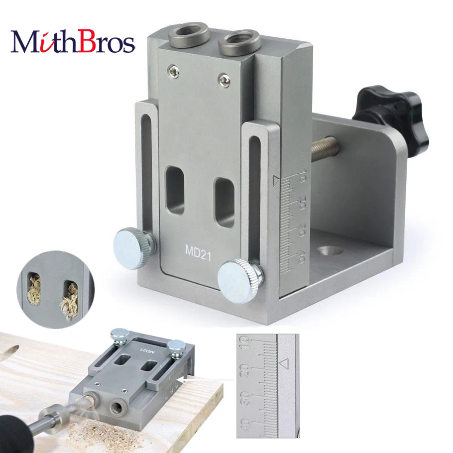 MithBros карманное отверстие джиг комплект система с отверткой 9 мм набор сверл для