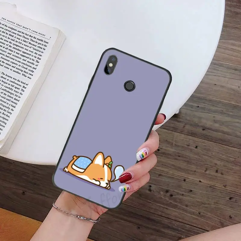 

Fashion Cute Cartoon Shiba Inu Dog Phone Case For Xiaomi Redmi note 7 8 9 t k30 max3 9 s 10 pro lite