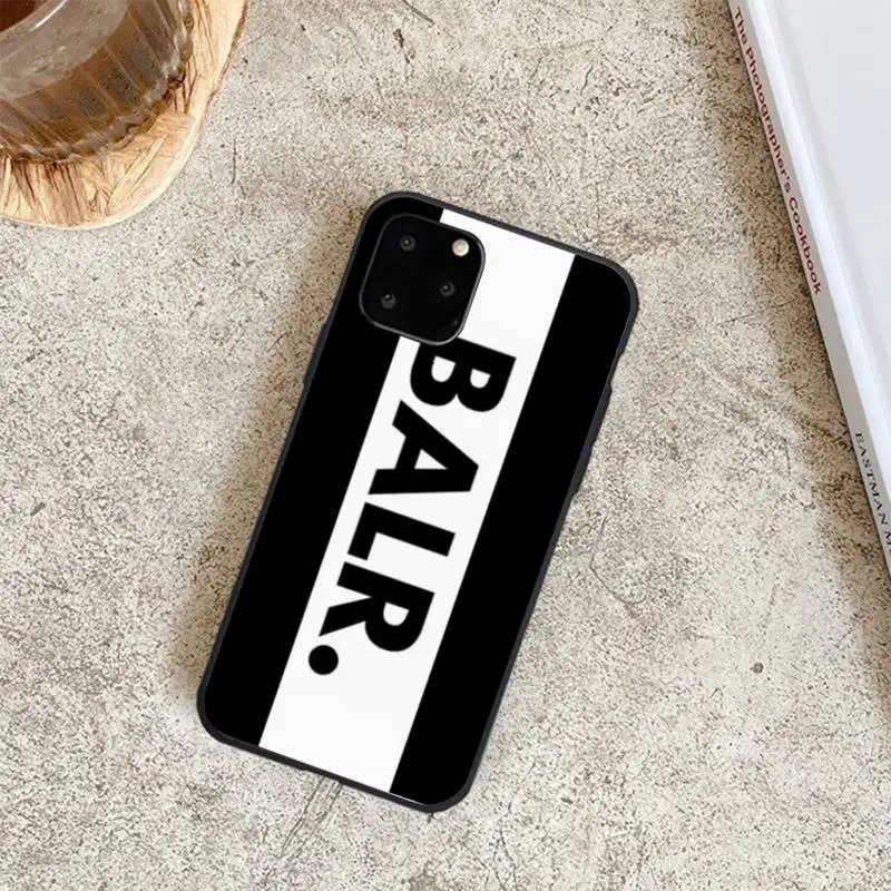 

Luxury Brand BALR Black TPU Phone Case For Iphone 6 6s 7 8 Plus XR X XS XSmax 11 12 Pro Mini Max
