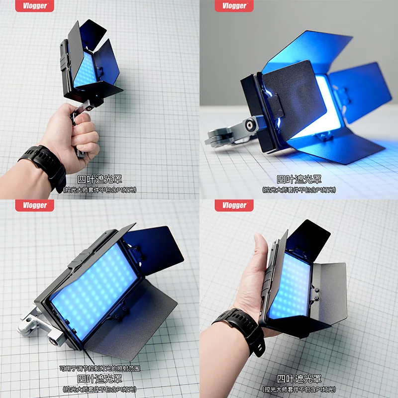 Продажа Boling BL-P1 KIT светодиодный светильник для видео 2930mAh 2500K-8500K Светильник Ing для DSLR камеры с софтбоксом четырехлистный капюшон сотовая сумка для хр...