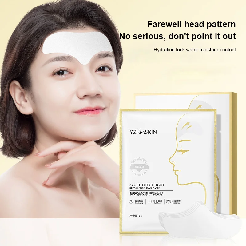 

YZKMSKiN 5pcs Anti-wrinkle Forehead Patches Removal Moisturizing Anti-aging Sagging Wrinkles Smoothing Lines Forehead stickers