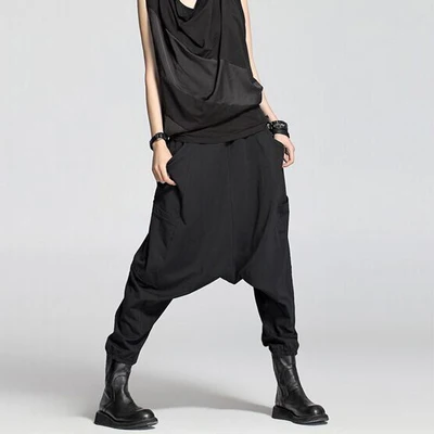 Осень-зима 2020 повседневные штаны с большими карманами и крестиком женские модные