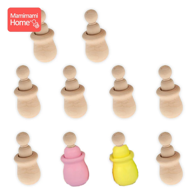 20 шт./лот деревянные заготовки куклы-подставки игрушка для мальчиков и девочек