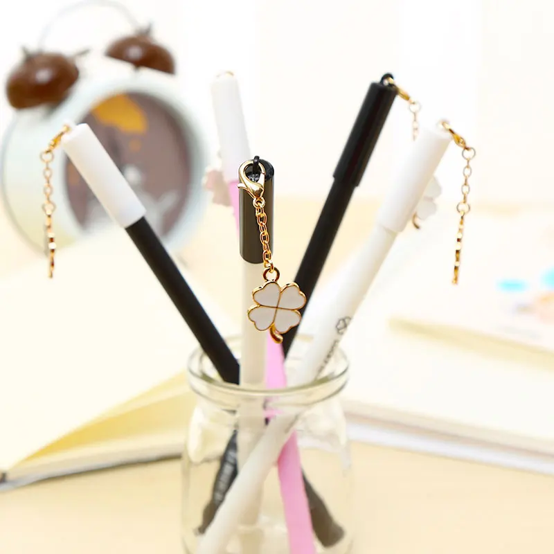 Очаровательная Милая гелевая ручка Kawai с созвездиями классная счастливый клевер