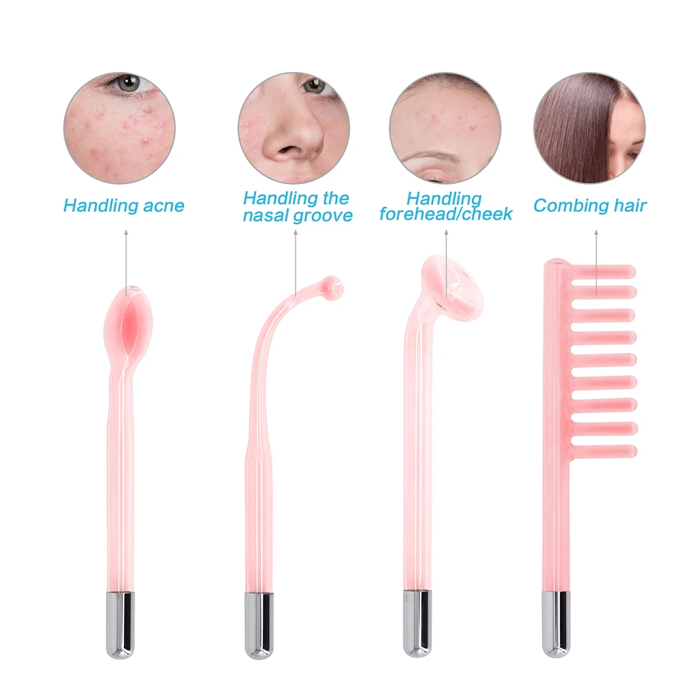 Portable Handheld High Frequency Skin Therapy Wand Machine Hair &amp Scalp Stimulator | Красота и здоровье