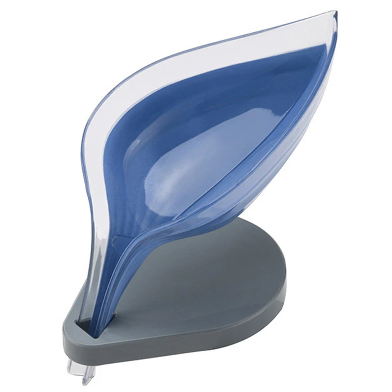 Ванная комната Декор лист Форма полые мыльница дренаж контейнер для хранения с